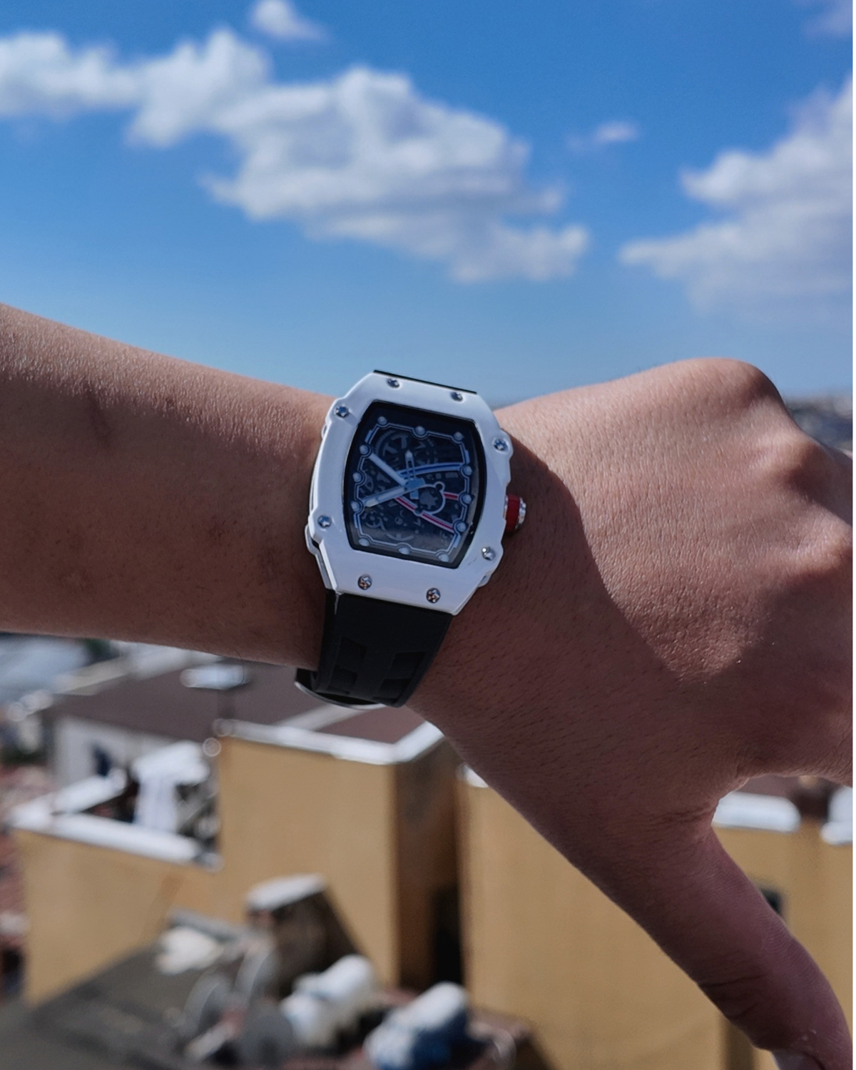 Vortex White Watch