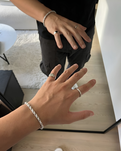 Rope Bracelet Silver