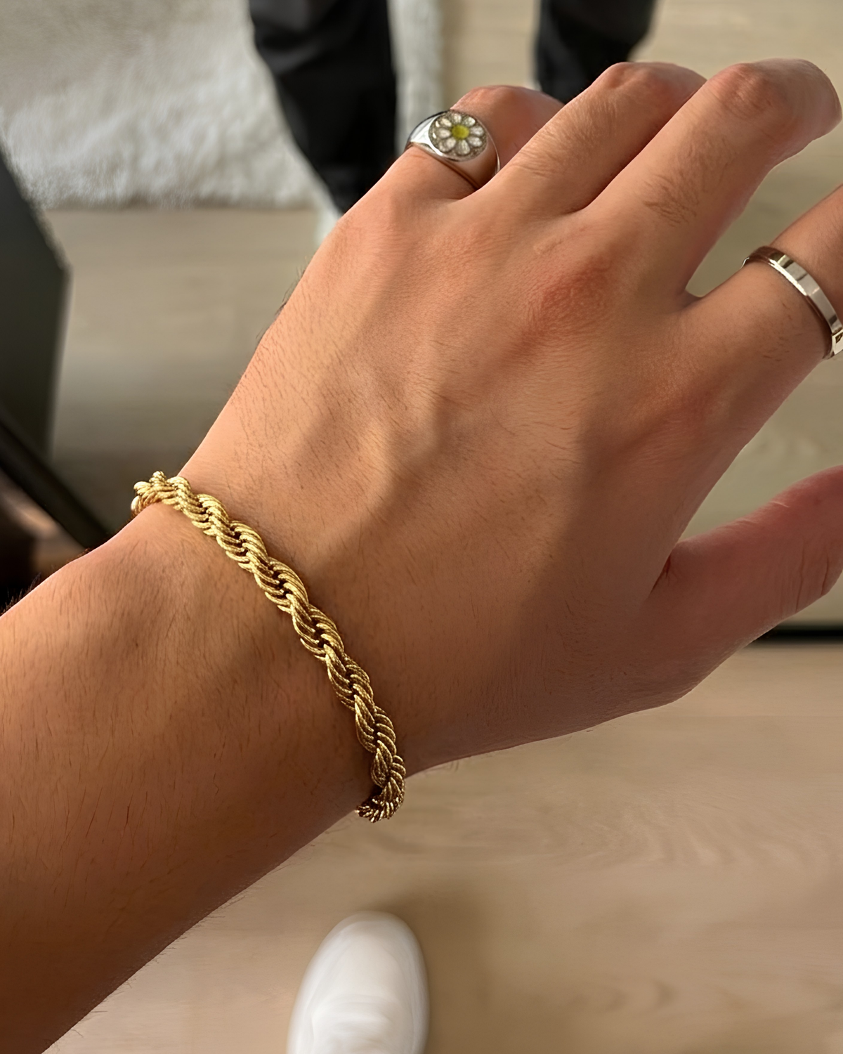 Rope Bracelet Gold