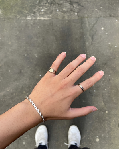 Rope Bracelet Silver