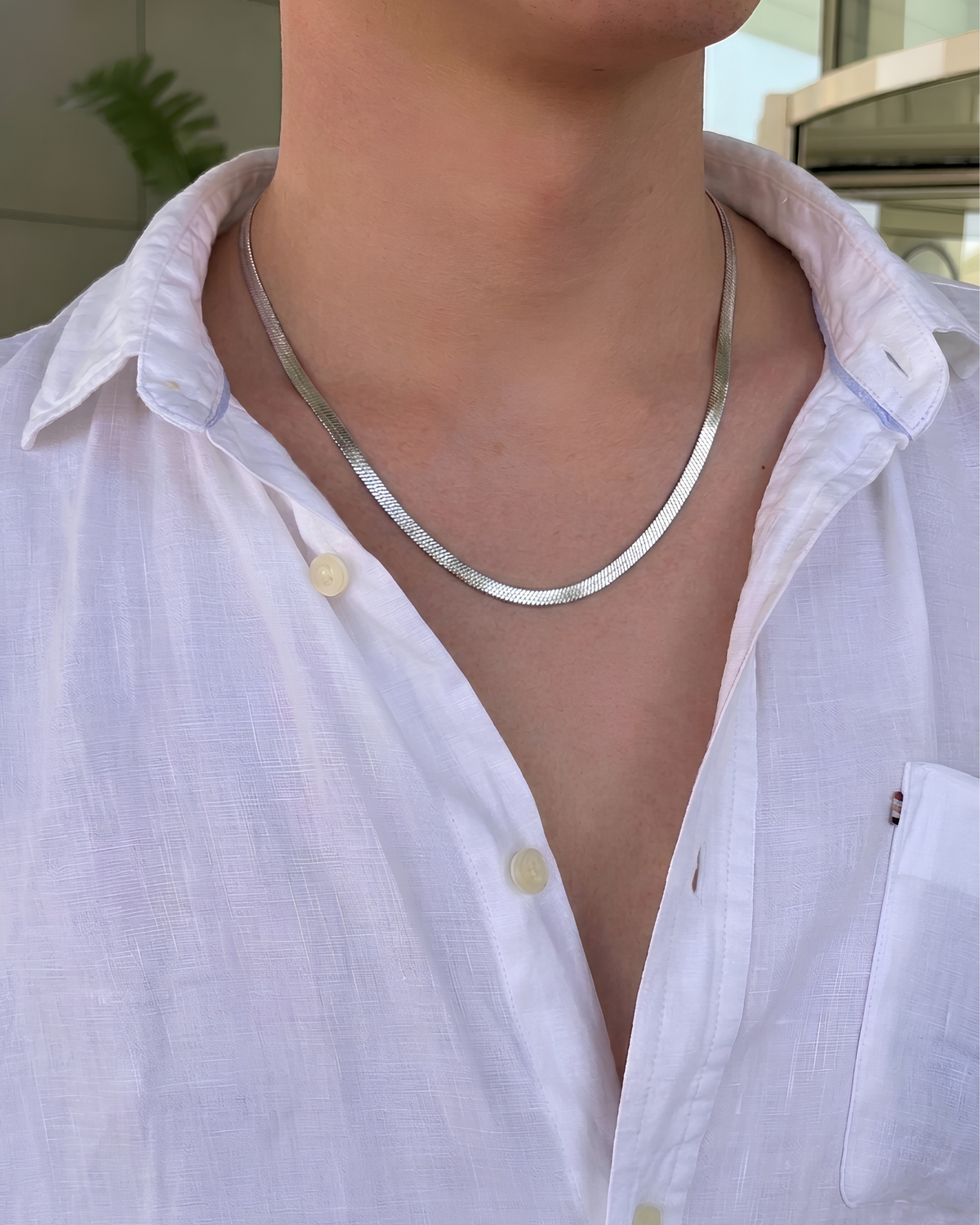 Vipera Silver Chain
