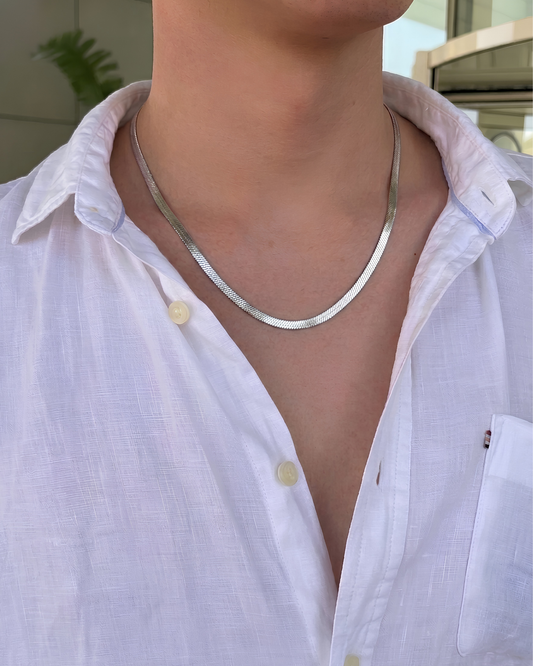 Vipera Silver Chain