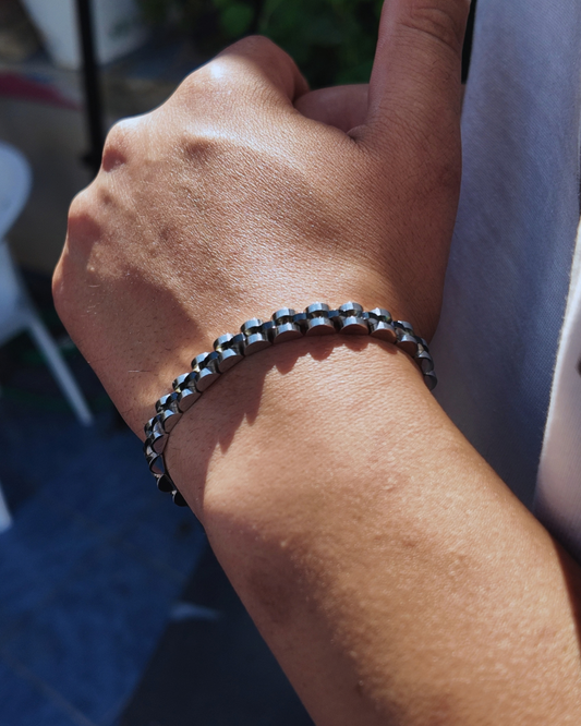 Modena Black-Silver Bracelet