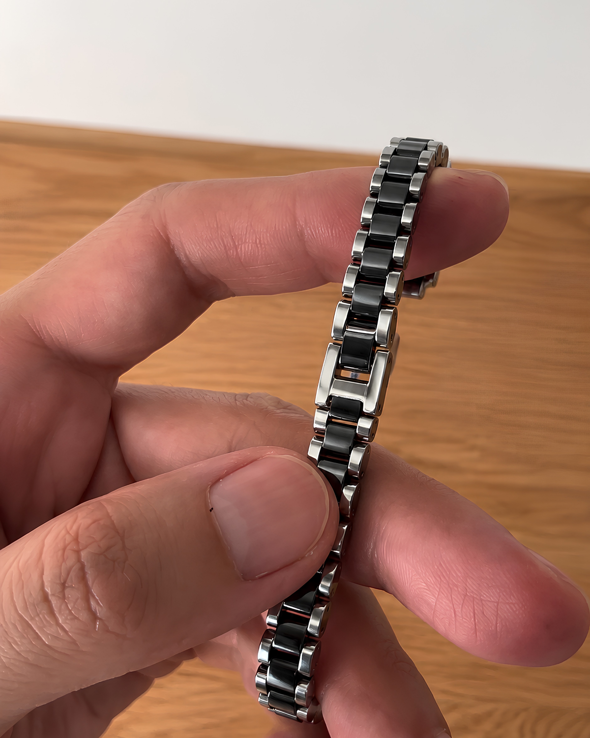 Tony Soprano Bileklik Black Silver