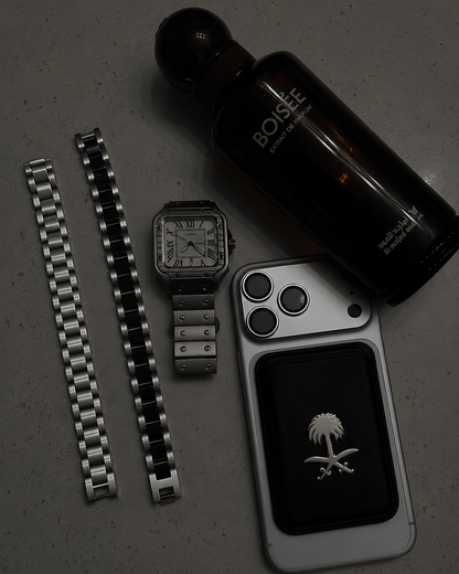 Tony Soprano Bileklik Black Silver
