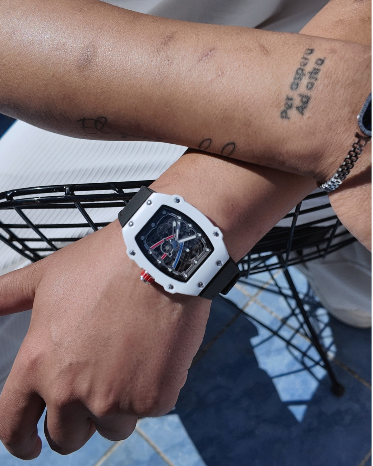 Vortex White Watch