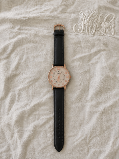White Vintage Leather Watch