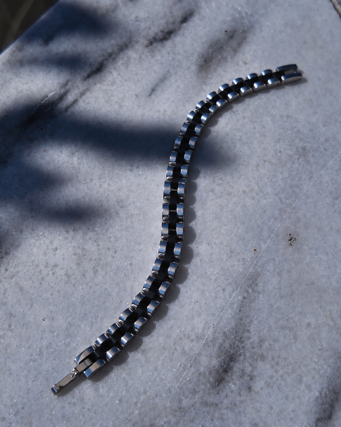 Modena Black-Silver Bracelet
