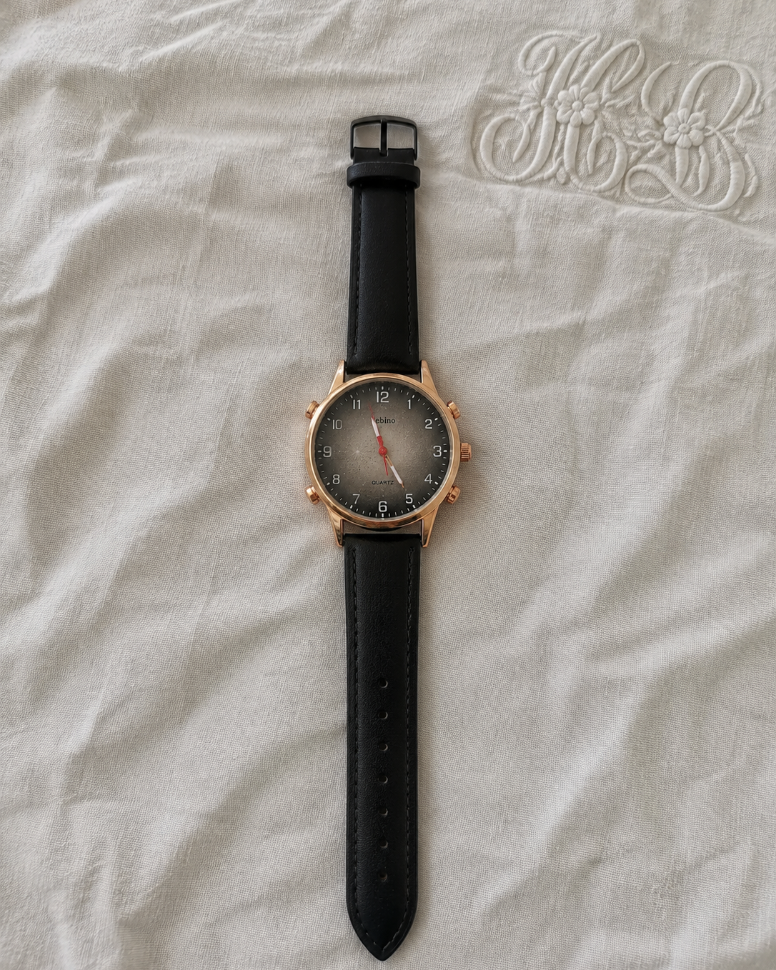 Midnight Vintage Leather Watch