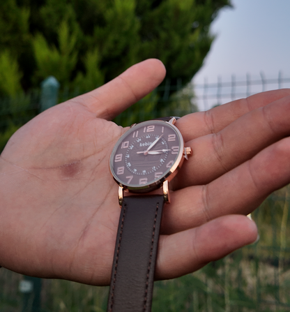 Brown Vintage Leather Watch